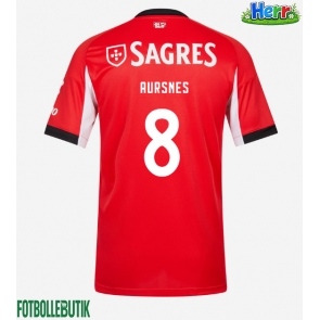 Benfica Fredrik Aursnes #8 Hemmatröja 2025-26 Kortärmad